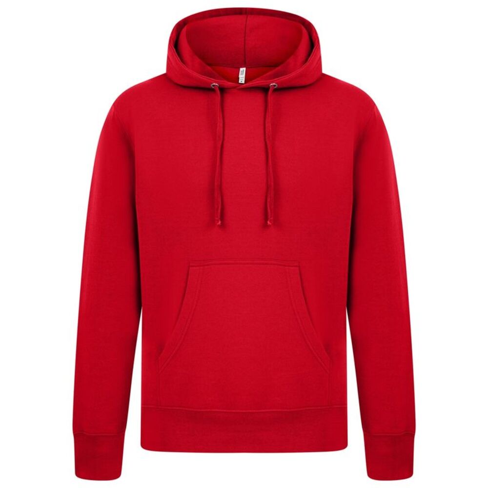 Casual Classics Mens Ringspun Cotton Hoodie / Red